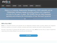 Tablet Screenshot of metisc.com